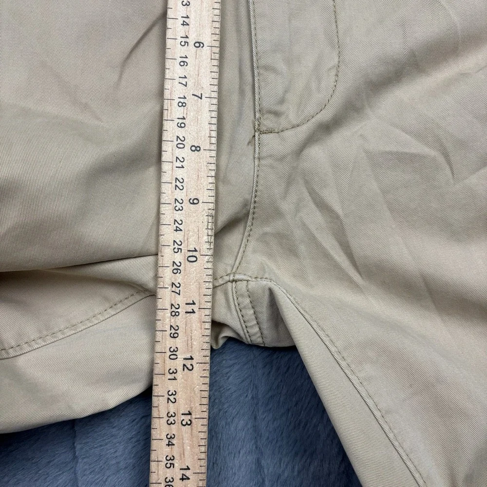 2 Aeropostale Mens Slim Straight Chino Pants Khaki Tan Cotton 33x30 10802